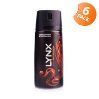 Lynx Dark Temptation Deodorant Bodyspray - 6 Pack