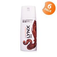 Lynx Dry Dark Temptation Anti-Perspirant Spray - 6 Pack