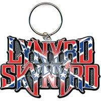 Lynyrd Skynyrd - Keyring Schlüsselanhänger - Flag Logo (in -)