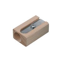 Lyra Pro Natura Wooden Single Hole Sharpener, Box of 24