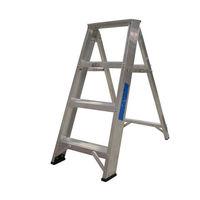 Lyte Ladders Lyte ESS4 4 Tread Industrial Aluminium Swing Back Step Ladder