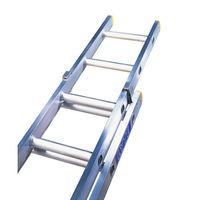 lyte ladders lyte elt250 2 section trade extension ladder 492m 883m