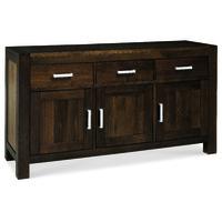 lyon walnut 160cm sideboard