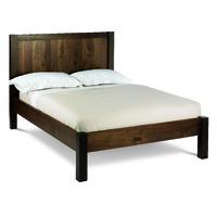 lyon walnut bedstead multiple sizes sprung slats super king size bed