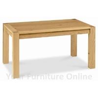 lyon oak 150cm fixed dining table