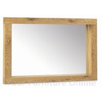 Lyon Oak Landscape Mirror - 144 x 90cm