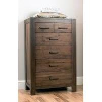 Lyon Walnut 4+2 Drawer Chest