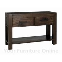 lyon walnut console table