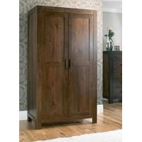 Lyon Walnut Double Wardrobe