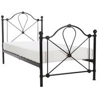 Lyon Metal Bed Frame Kingsize Black