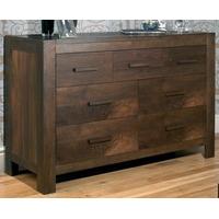 Lyon Walnut 4 + 3 Drawer Dresser