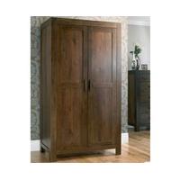 Lyon Walnut Double Wardrobe