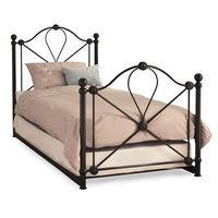 lyon black guest bed