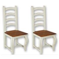 lyon painted dining chair high back pair