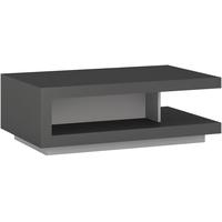 lyon platinum and light grey gloss designer coffee table