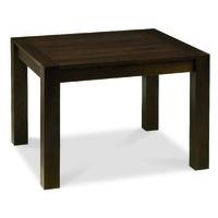 lyon walnut end extension dining table 110 150cm