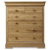 Lyon Bedroom Wide 4 plus 2 Drawer Chest