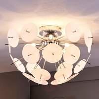 Lyrien LED ceiling lamp with white plastic discs