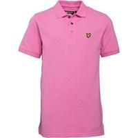 Lyle And Scott Junior Boys Classic Polo Summer Pink