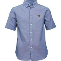 Lyle And Scott Junior Boys Blocked Shirt Chambray