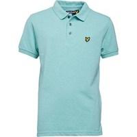 Lyle And Scott Junior Boys Classic Marl Polo Mint Green