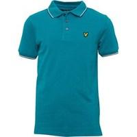 Lyle And Scott Junior Boys Classic Tipped Polo Bright Green