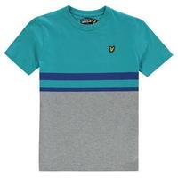 Lyle and Scott Block Strp T Jn73