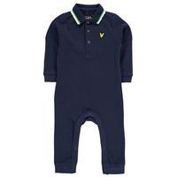 Lyle and Scott Polo Romper Suit Onesie