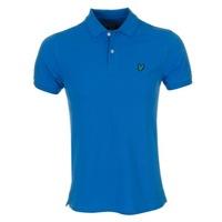 Lyle & Scott Club Pique Polo Shirt Chock Blue