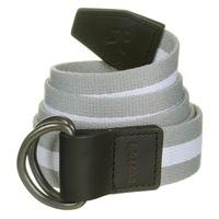 lyle scott 3 stripe canvas belt cool grey