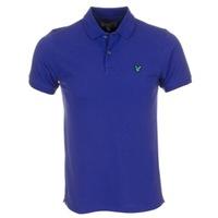 lyle scott club pique polo shirt blue purple