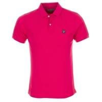 Lyle & Scott Club Pique Polo Shirt Bright Rose