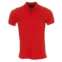 Lyle & Scott Club Pique Polo Shirt Pure Red