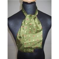 Lyntonia Green Polka Dot Silk Cravat