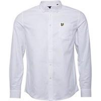 Lyle And Scott Vintage Mens Long Sleeve Oxford Shirt White