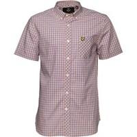 Lyle And Scott Vintage Mens Micro Check Shirt Marigold