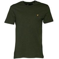 Lyle And Scott Vintage Mens Crew Neck T-Shirt Dark Sage Marl