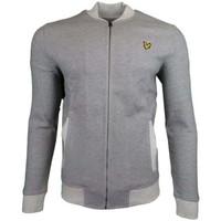 Lyle And Scott Vintage Pique Bomber men\'s Tracksuit jacket in grey