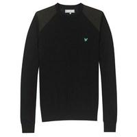 Lyle and Scott Mens Quilted Shoulder Sweater