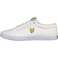 Lyle And Scott Vintage Mens Halket Canvas Pumps White