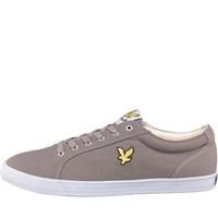 lyle and scott vintage mens pumps solid grey