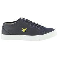 lyle and scott teviot twill canvas shoes