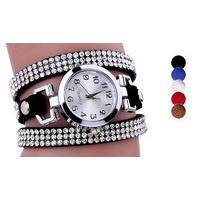Lyra Wrap Watch Made With Swarovski Elements - 5 Colours