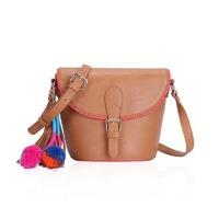 lydc anna smith tan saddle bag