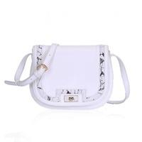 lydc marble white saddle bag