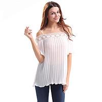 lztlylzt womens casualdaily simple summer t shirtsolid boat neck short ...