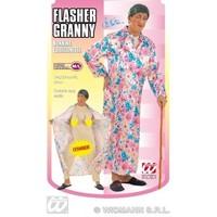 M Ladies Womens Flasher Granny Costume for Hen Stag Party Fancy Dress Female UK 10-12