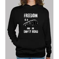 m white sweatshirt full tank