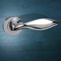M-108-CP Catania Mediterranean Lever On Rose - Polished Chrome