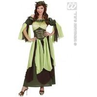 M Ladies Womens Mother Nature Costume Outfit for Middle Ages Medieval Fancy Dress Female UK 10-12
